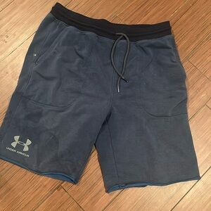 Under Armour Men's XL Rival Terry Blue shorts